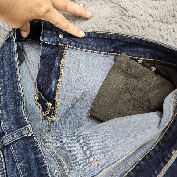 Lauren Ralph Lauren Jeans Womens 16W Dark Wash Stretch High Rise Bootcut *Read* - Picture 10 of 12